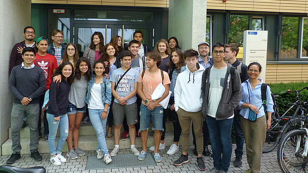 Besuch von Schülerinnen und Schülern der Deutschen Schule aus Mexiko im Institut für Botanik